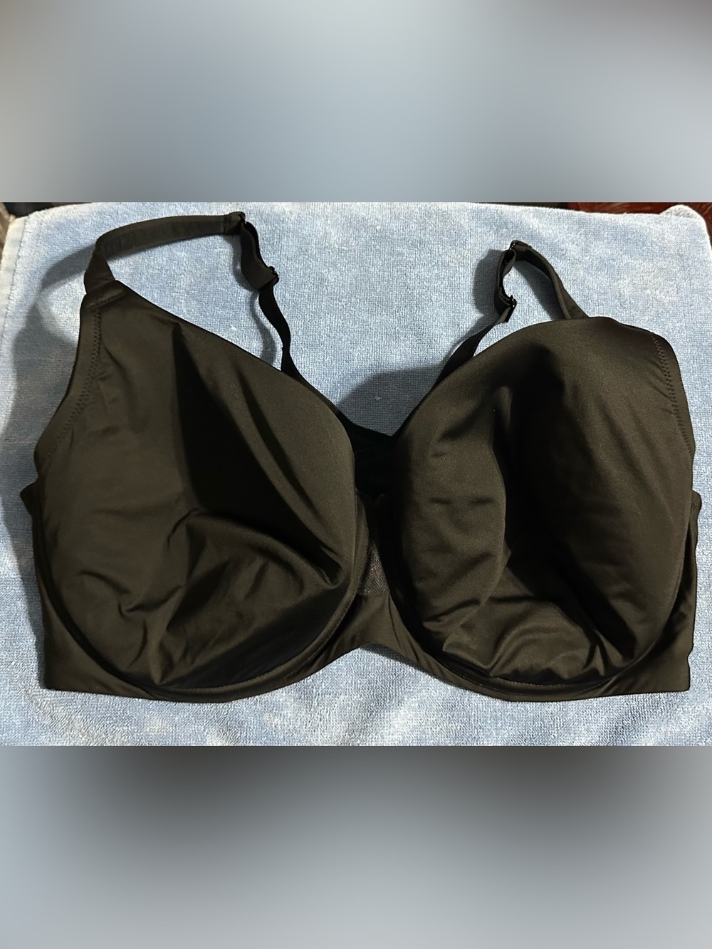 Cacique Cooling Lightly Lined Full Coverage Bra Black 44DD